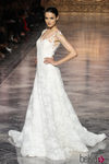 Blanca Padilla con un vestido de Pronovias en la Barcelona Bridal Week 2015