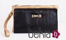 Cartera negra y dorada de Barbarella