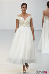Vestido de novia con falda de tul de Hannibal Laguna