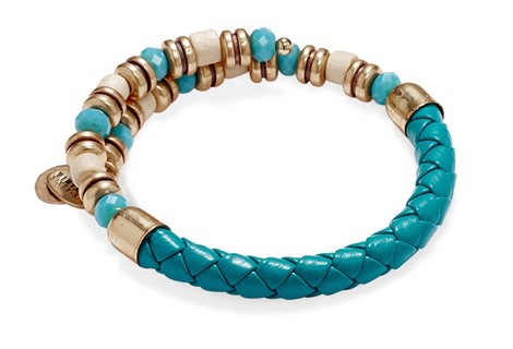Pulsera 'aventura' de Alex and Ani con cuentas de madera