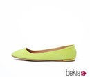 Manoletina de color lima de la colección verano 2015 de Calvin Klein