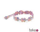 Pulsera 'Rainbow' rosa y azul de Cruciani C