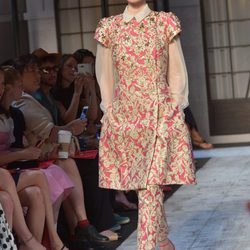 Conjunto bordado de la colección de Alta Costura otoño/invierno 2015/2016 de Schiaparelli