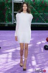 Vestido blanco corto de la colección de Alta Costura otoño/invierno 2015/2016 de Dior