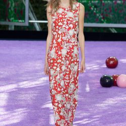 Vestido floreado de la colección de Alta Costura otoño/invierno 2015/2016 de Dior