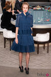 Vestido azul cobalto de la colección de Alta Costura otoño/invierno 2015/2016 de Chanel