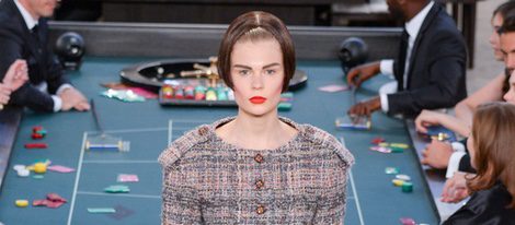 Traje tweed de la colección de Alta Costura otoño/invierno 2015/2016 de Chanel