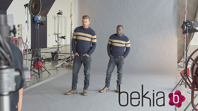 David Beckham y Kevin Hart en la campaña de la colección de esenciales de H&M para otoño 2015