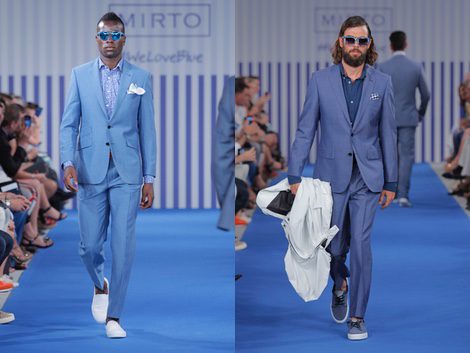 Traje azul claro para hombre de la colección primavera/verano 2015 de Mirto