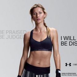 Gisele Bundchen posando para la campaña otoño 2015 de Under Armour