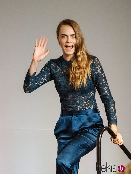 Cara Delevingne promocionando 'Ciudades de papel' en la Apple Store de Los Angeles