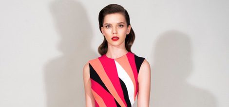 Vestido corto multicolor de la Colección Resort 2016 de Zuhair Murad