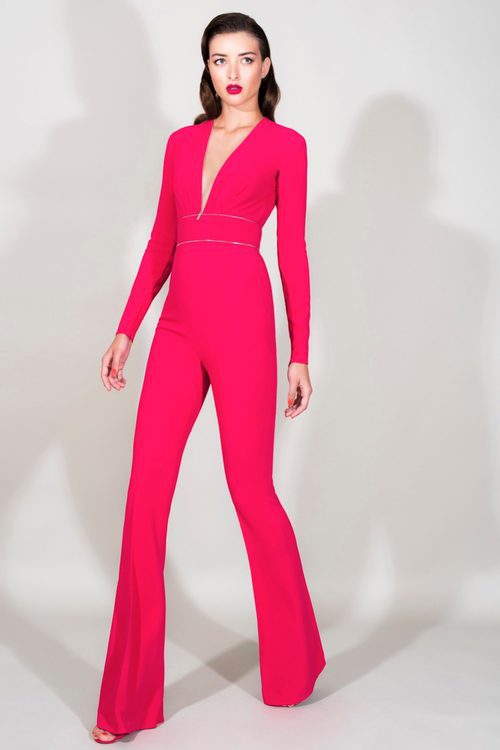 Jumpsuit rosa de la Colección Resort 2016 de Zuhair Murad