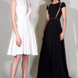 Vestidos blanco y negro de la Colección Resort 2016 de Zuhair Murad