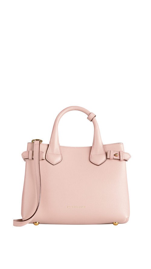 Bolso banner rosa palo de la colección otoño/invierno 2015/2016 de Burberry