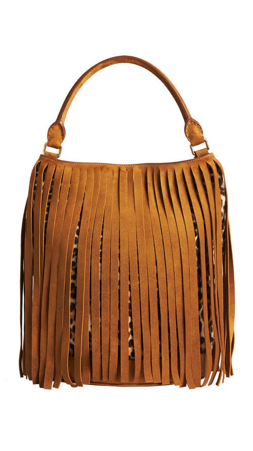 Bolso bucket con flecos de la colección otoño/invierno 2015/2016 de Burberry
