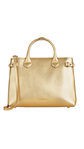 Bolso banner dorado de la colección otoño/invierno 2015/2016 de Burberry