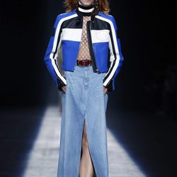 Falda-pantalón vaquero colección primavera/verano 2016 de Alexander Wang en Nueva York Fashion Week