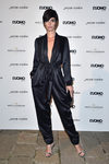 Paz Vega con mono negro en el festival de Venecia 2015