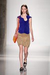Vestido de ante de la colección primavera/verano 2016 de Victoria Beckham en Nueva York Fashion Week