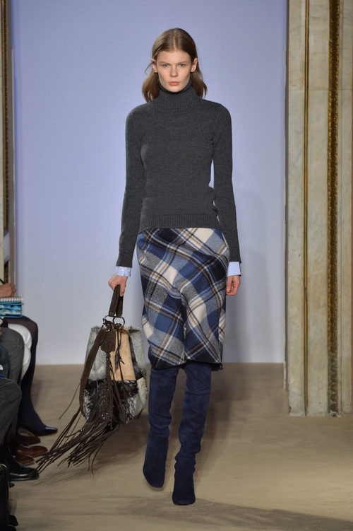 Falda de cuadros de la colección otoño/invierno 2015/2016 de Fay