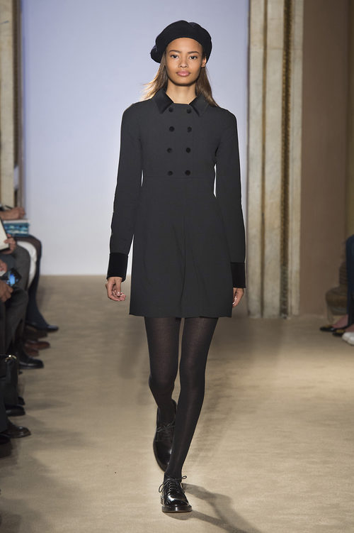 Abrigo gris plomo con botones de la colección otoño/invierno 2015/2016 de Fay