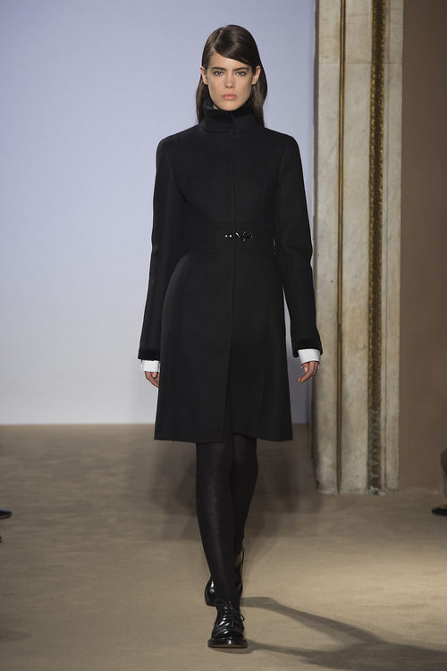 Abrigo negro de la colección otoño/invierno 2015/2016 de Fay