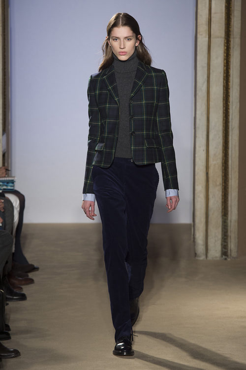 Americana de cuadros tartán de la colección otoño/invierno 2015/2016 de Fay