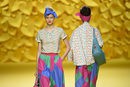Pantalón maxi estampado Agatha Ruiz de la Prada para primavera/verano 2016 Madrid Fashion Week