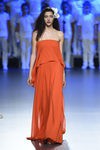 Vestido naranja de Duyos para primavera/verano 2015 en Madrid Fashion Week