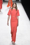 Vestido coral de Juanjo Oliva para primavera/verano 2015 en Madrid Fashion Week