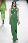 Conjunto verde de Juanjo Oliva para primavera/verano 2015 en Madrid Fashion Week
