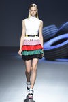 Vestido de volantes de la colección de primavera/verano 2016 de David Delfin en Madrid Fashion Week