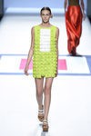 Vestido verde y blanco de la colección de primavera/verano 2016 de Devota & Lomba en Madrid Fashion Week