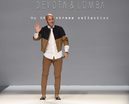 Modesto Lomba tras presentar su nueva colección primavera/verano 2016 en la Madrid Fashion Week