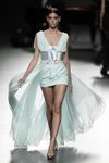Vestido azul de Ion Fiz para primavera/verano 2016 en Madrid Fashion Week
