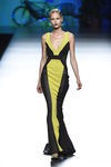 Vestido verde y negro de Maya Hansen primavera/verano 2016 en Madrid Fashion Week
