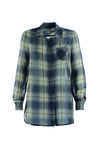 Camisa de cuadros gris y beige de la firma Kocca