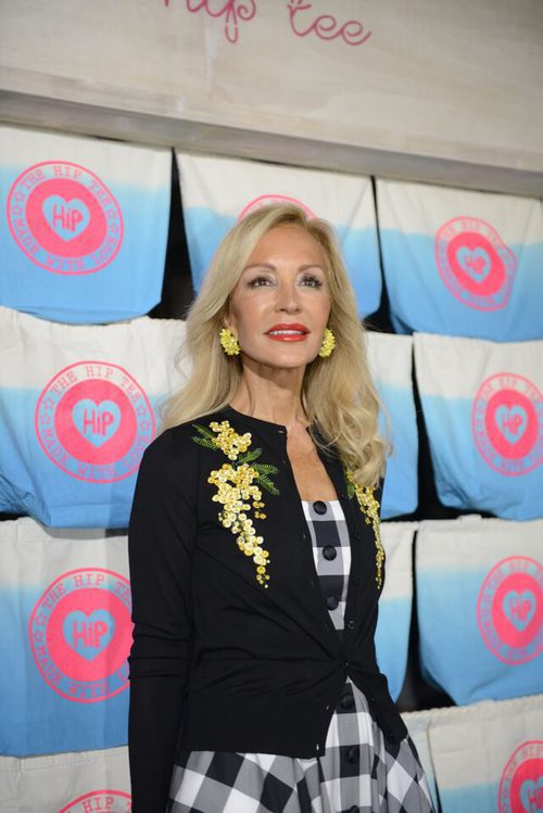 Carmen Lomana en la presentación de la nueva colección fall/winter 15/16 de la firma The Hip Tee