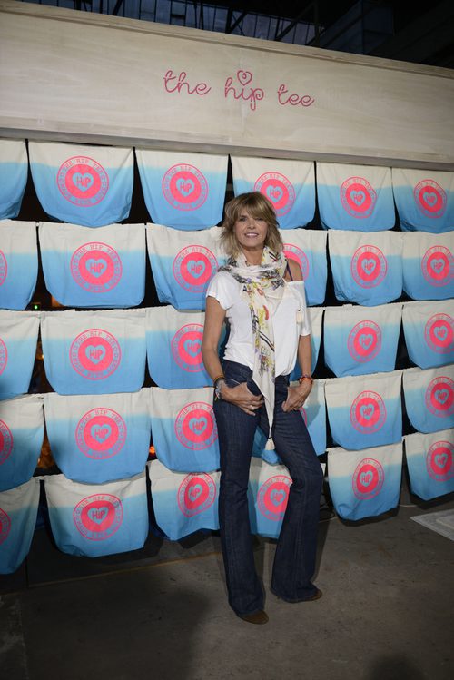 Arancha de Benito en la presentación de la nueva colección fall/winter 15/16 de la firma The Hip Tee