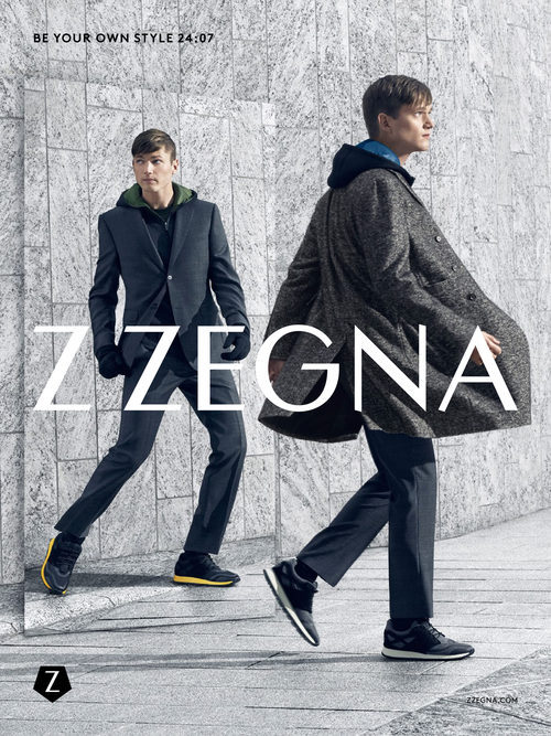 Imagen de la campaña de la nueva colección otoño/invierno de Z Zegna 2015/2016