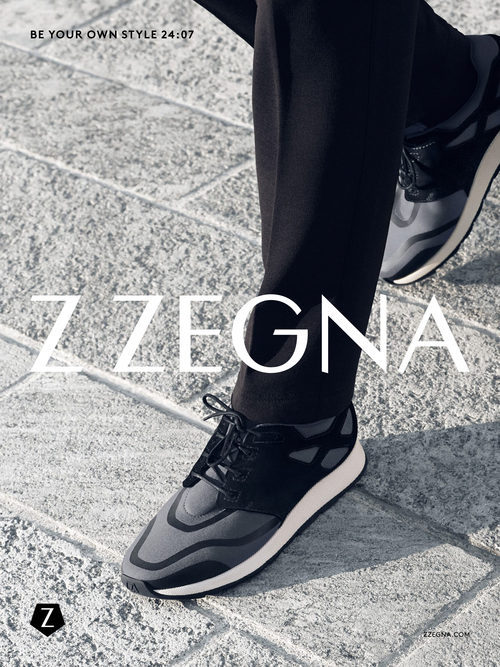 Imagen de zapato para la campaña de la nueva colección otoño/invierno de Z Zegna 2015/2016