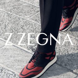 Imagen de calzado granate en la campaña de la nueva colección otoño/invierno de Z Zegna 2015/2016