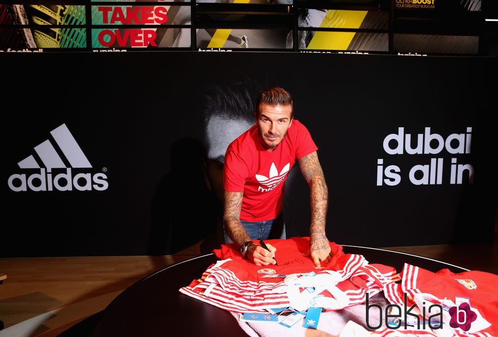 David Beckham embajador de Adidas en Dubai