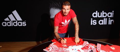 David Beckham embajador de Adidas en Dubai