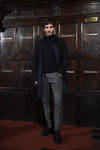 Quim Gutiérrez presentando la colección otoño/invierno 2015/2016 de Emidio Tucci