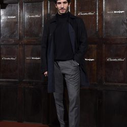 Quim Gutiérrez presentando la colección otoño/invierno 2015/2016 de Emidio Tucci