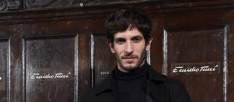 Quim Gutiérrez presentando la colección otoño/invierno 2015/2016 de Emidio Tucci