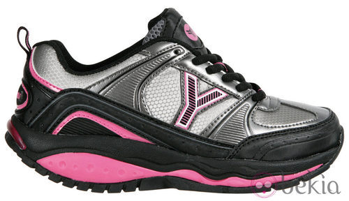 Zapatilla Yessica antracita y fucsia de la colección otoño/invierno 2011 de Yumas