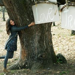 Malena Costa con un conjunto de la colección otoño/invierno 2011 de Indiwoman by Individual